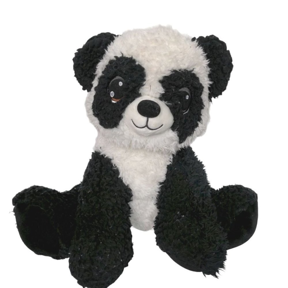 Build A Bear Black White Panda Plush 12.5"
